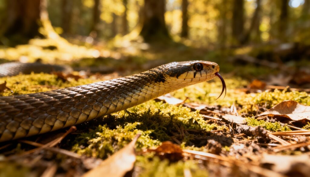 Por que as cobras movem suas línguas constantemente?