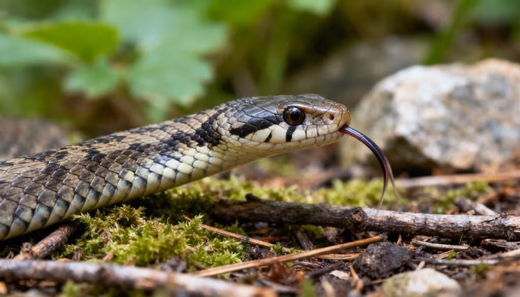 Por que as cobras movem suas línguas constantemente?
