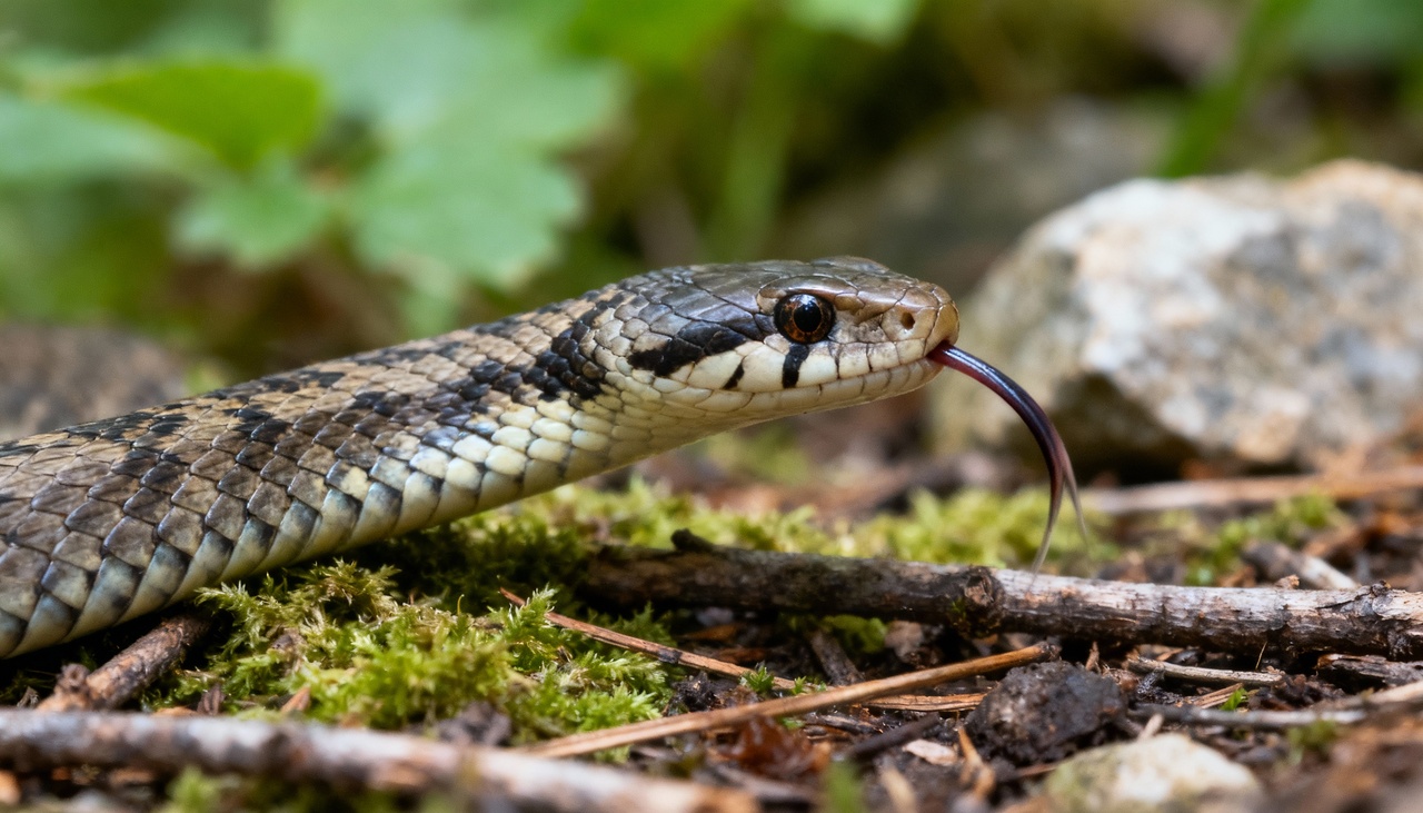 Por que as cobras movem suas línguas constantemente?