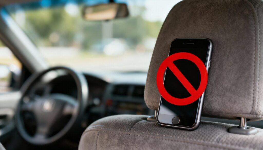 É permitido deixar celular no colo ou digitar no WhatsApp parado no sinal?