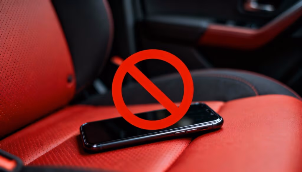 É permitido deixar celular no colo ou digitar no WhatsApp parado no sinal?