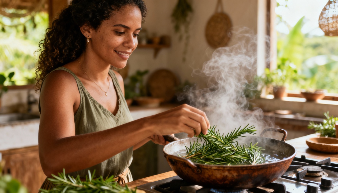 Ferver alecrim em casa: Um truque simples que vai transformar o seu dia a dia