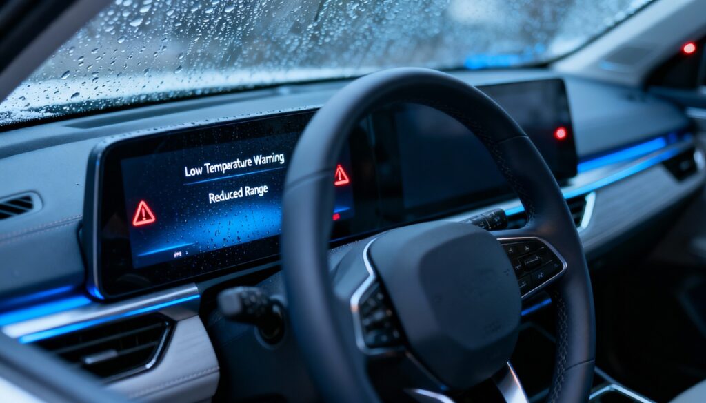 Quanto de autonomia o carro perde em dias mais frios