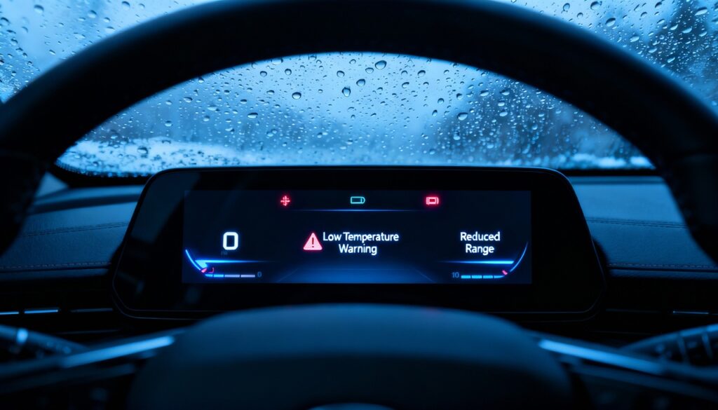 Quanto de autonomia o carro perde em dias mais frios