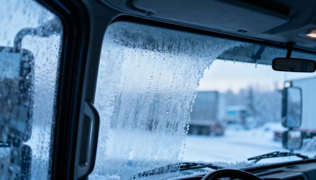 Por que motoristas que fazem longas viagens colocam papel higiênico em seus para-brisas?
