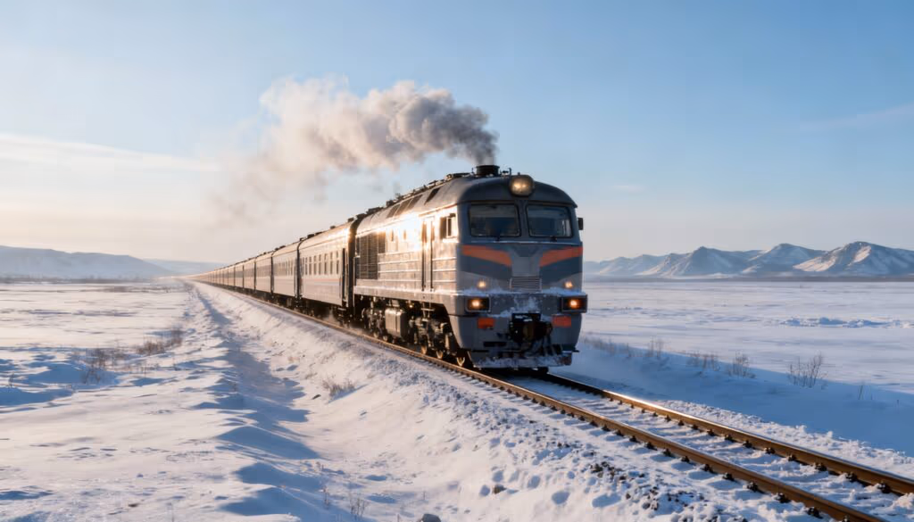 O país com a ferrovia mais longa do mundo: Ela atravessa oito fusos horários