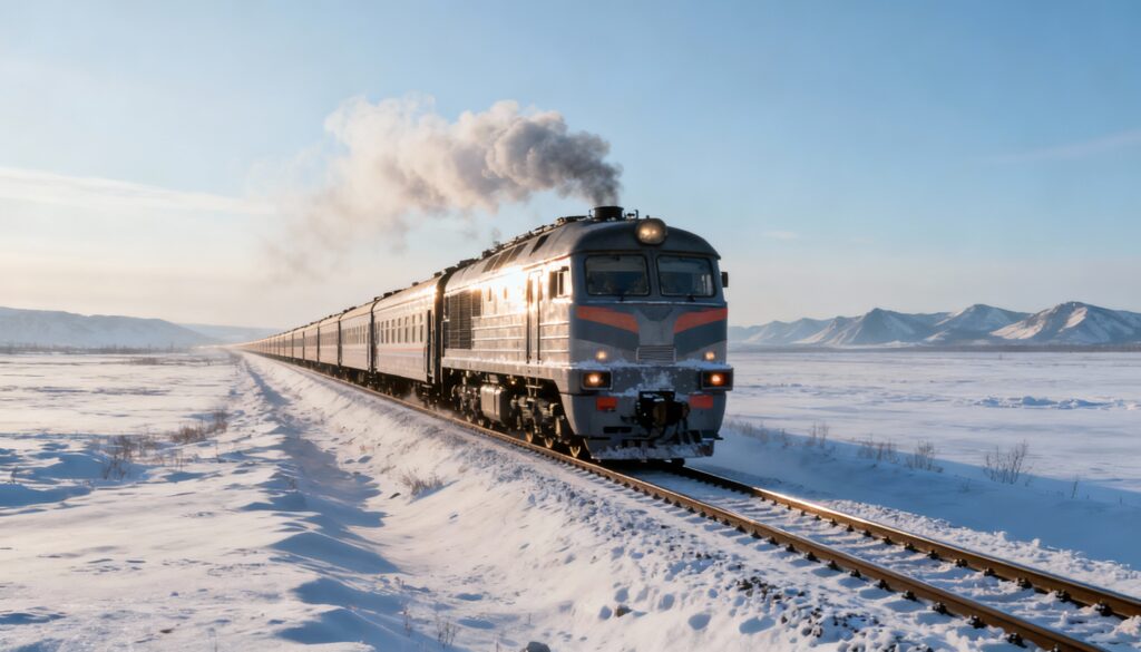 O país com a ferrovia mais longa do mundo: Ela atravessa oito fusos horários