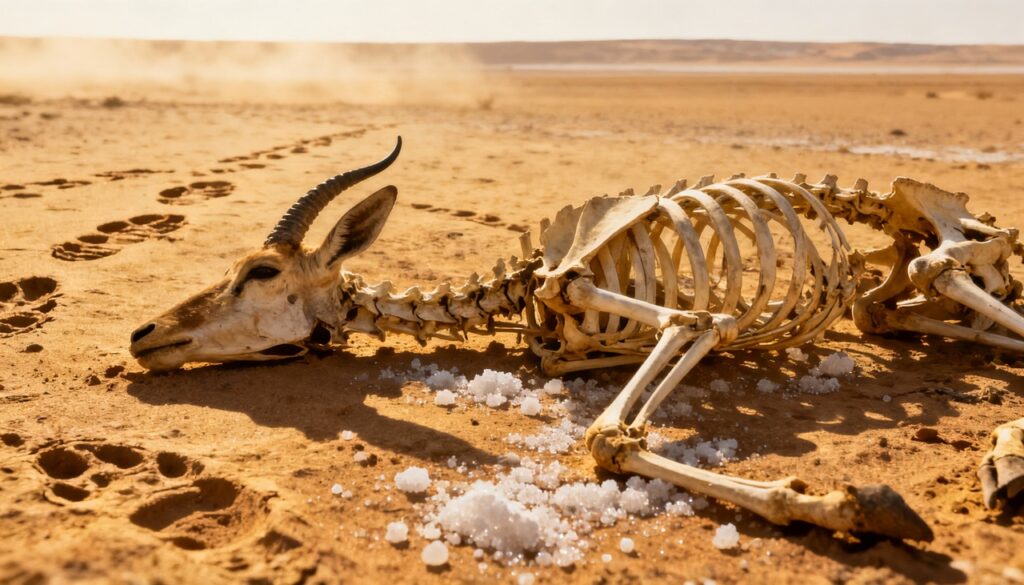 Ilha que abrigava animais selvagens e antílopes raros virou deserto após mar secar