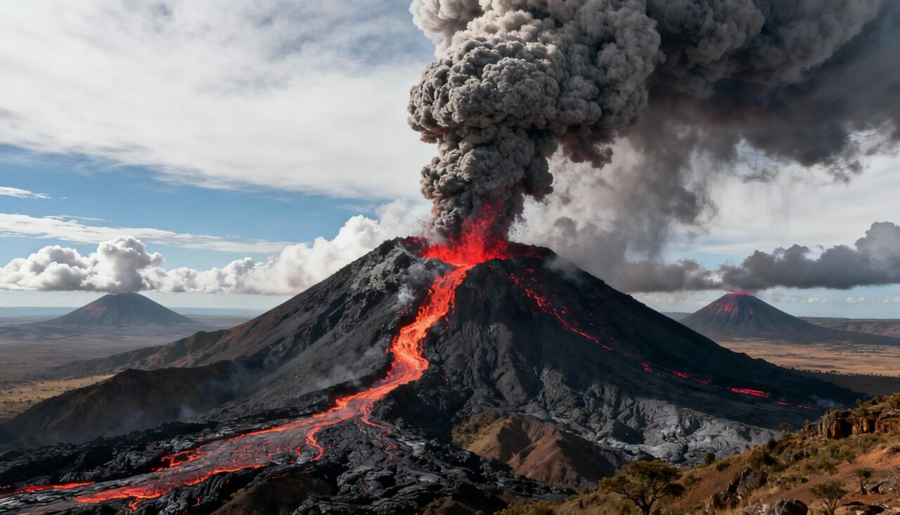 Vulcão entra em erupção pela primeira vez em 12.000 anos, moradores entram em pânico