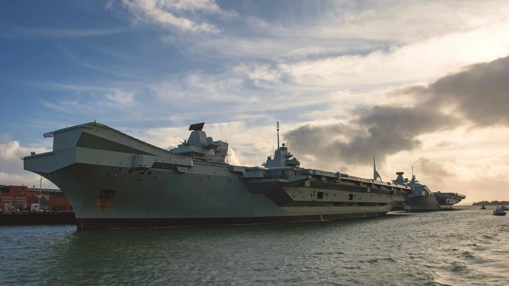 O HMS Prince of Wales é o maior porta-aviões da Europa podendo carregar até 36 caças F-35 - Créditos: depositphotos.com / ratherton