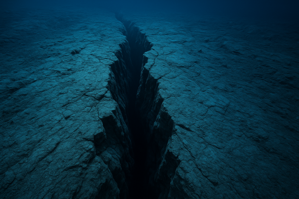 Pela primeira vez, cientistas registram o rompimento de uma placa tectônica nas profundezas do oceano