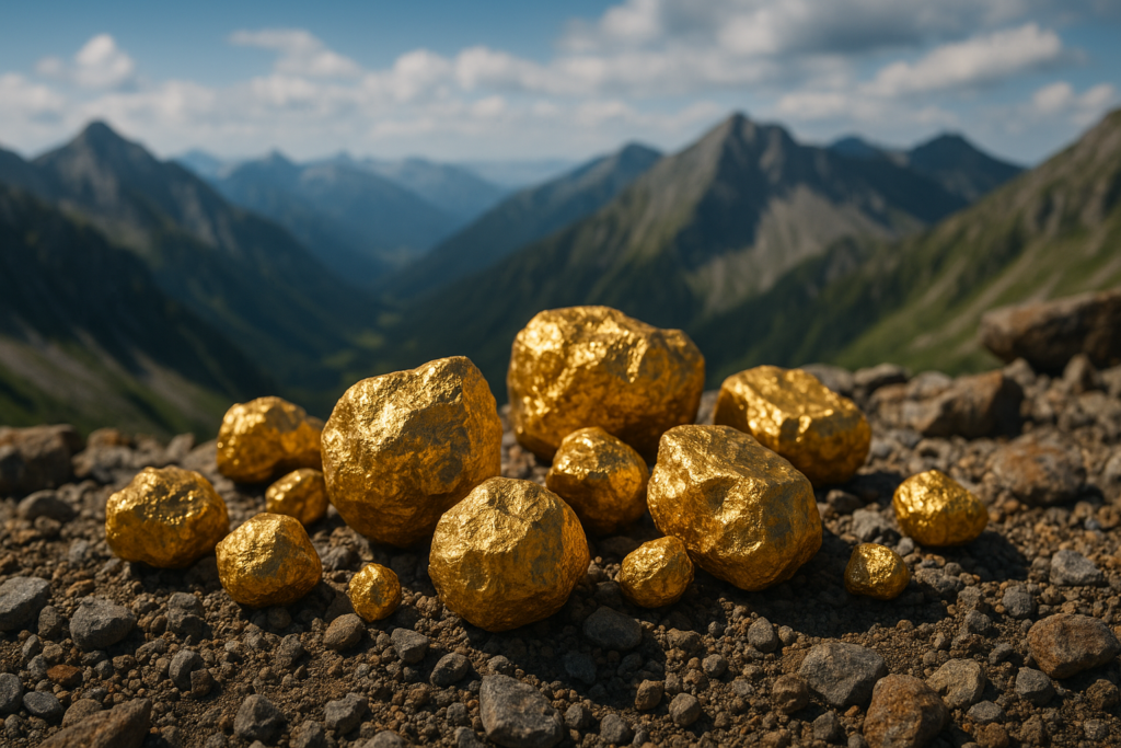 Grande depósito de ouro de alto teor é encontrado em uma região inexplorada