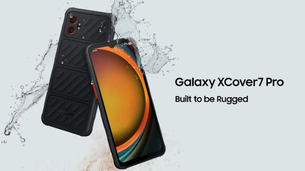 XCover 7 conta com corpo reforçado e bateria removível - Reprodução/Samsung