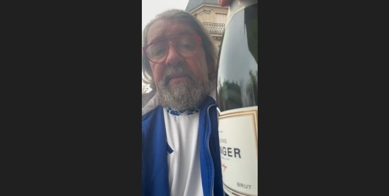 Kakay festeja prisão de Bolsonaro com champanhe em Paris