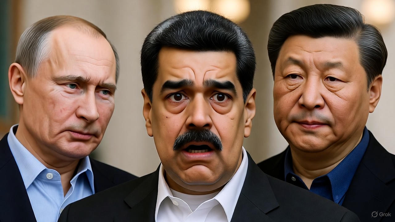 Crusoé: China e Rússia não movem uma palha por Maduro