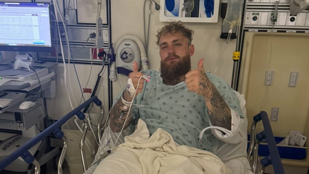 Jake Paul é brutalmente nocauteado e passa por cirurgia