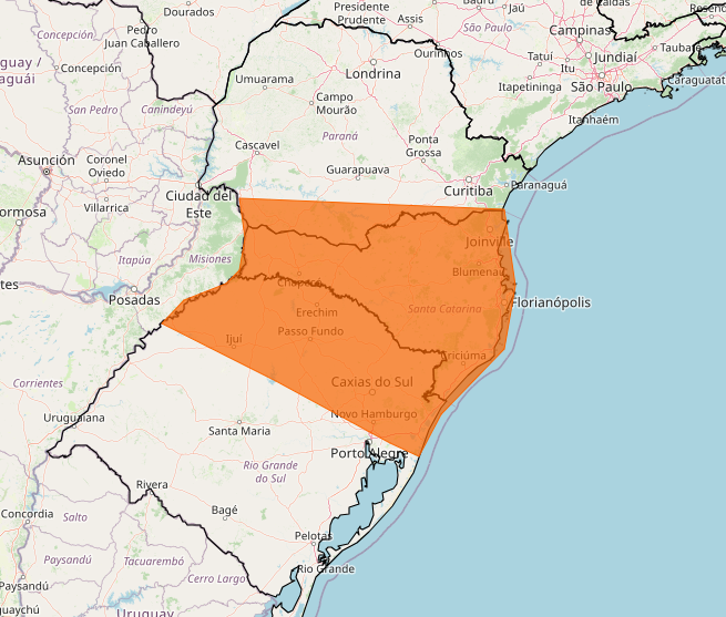 Alerta Inmet para forte tempestade nos dias 23 e 24, veja as regiões
