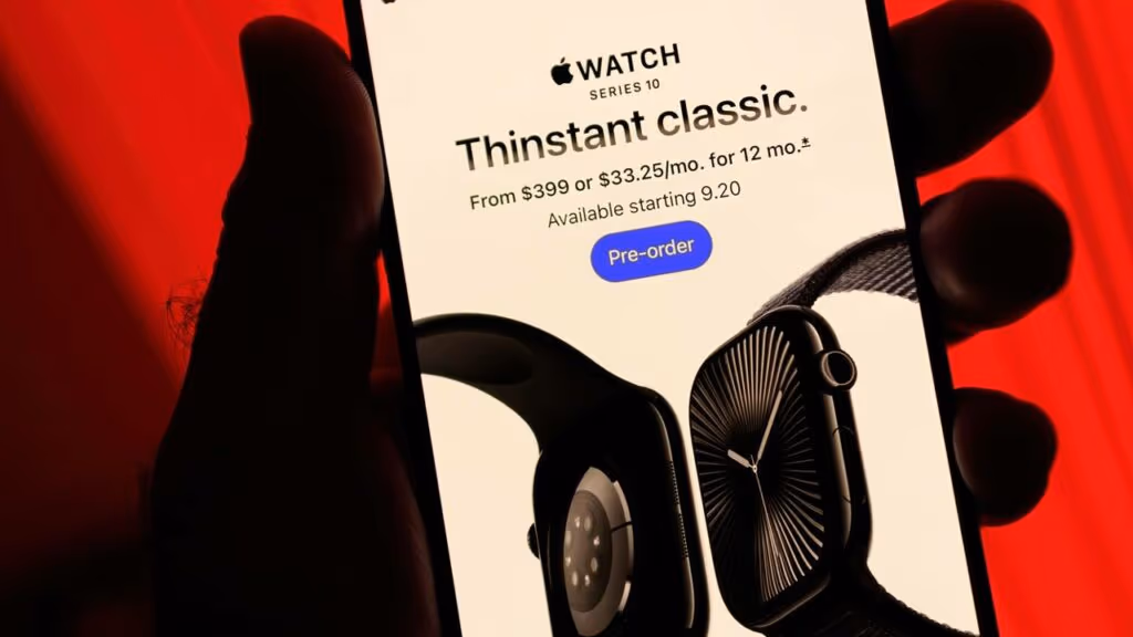 Troque gratuitamente seu Apple Watch Series 10 com defeito