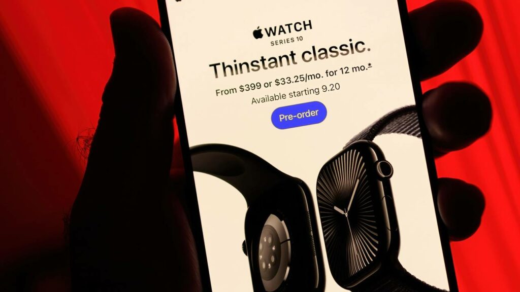 Troque gratuitamente seu Apple Watch Series 10 com defeito