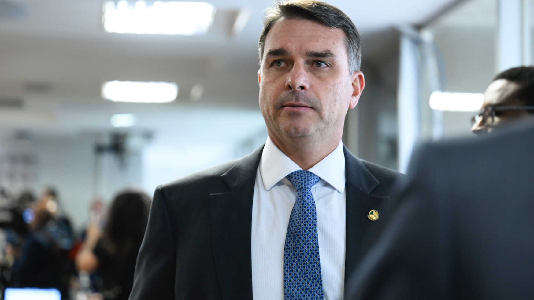 “Já me resolvi com a Michelle”, diz Flávio Bolsonaro