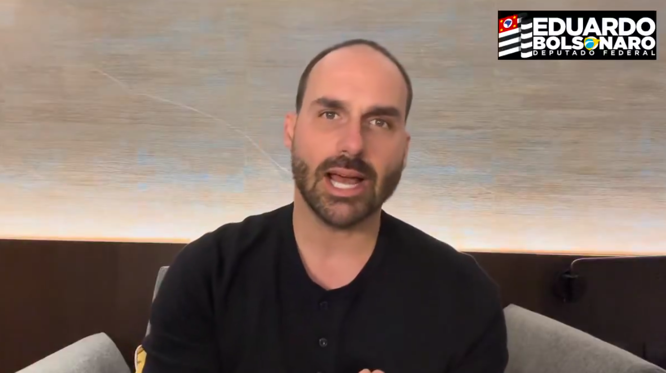 Eduardo tenta explicar confusão bolsonarista no Ceará