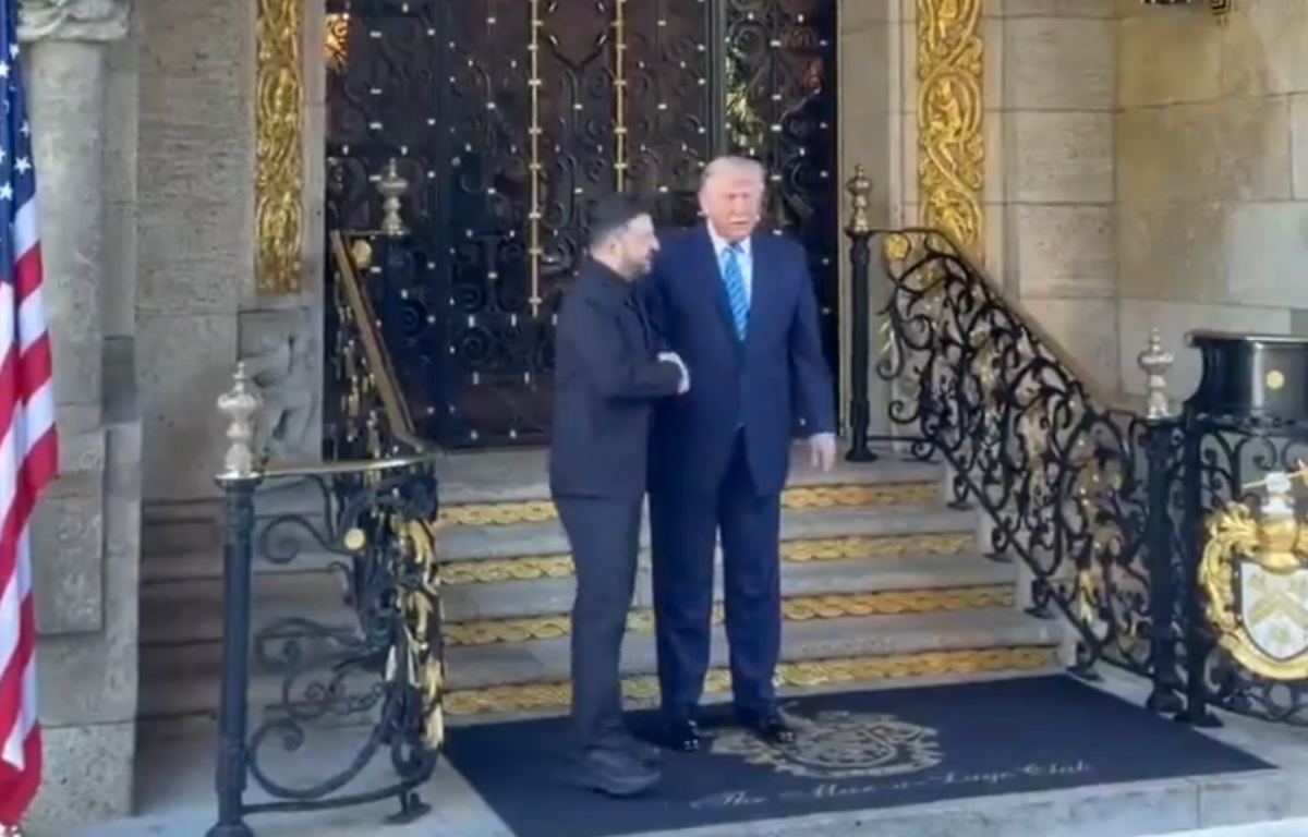 Trump recebe Zelensky na Flórida e fala em “fase final” das negociações