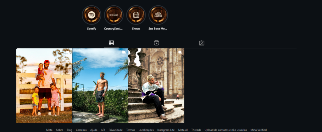 Zé Felipe apaga (quase) tudo do Instagram pós-término com Ana Castela