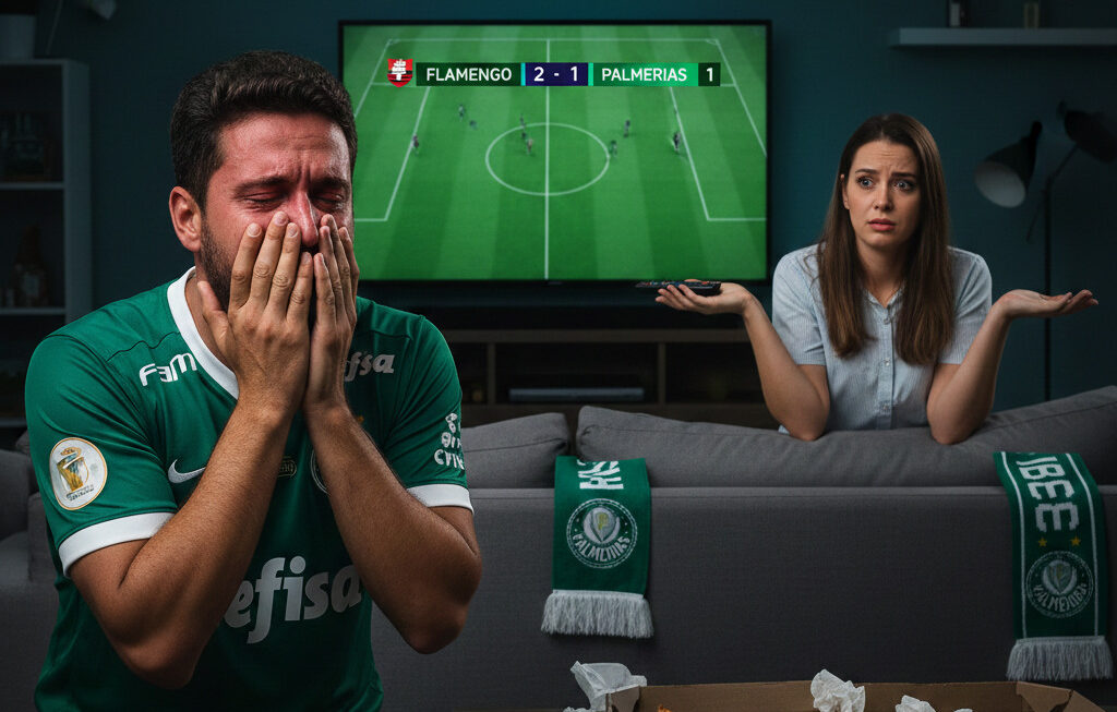 Por que homens choram 4x mais por futebol do que por amor, segundo a psicologia