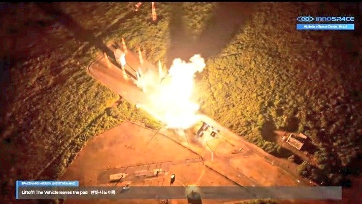 Foguete sul-coreano lançado no Brasil explode durante lançamento