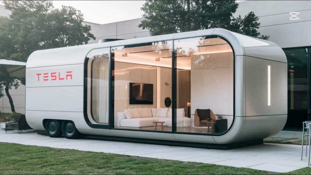 Mini casa autossuficiente da Tesla promete acabar com contas de luz e água