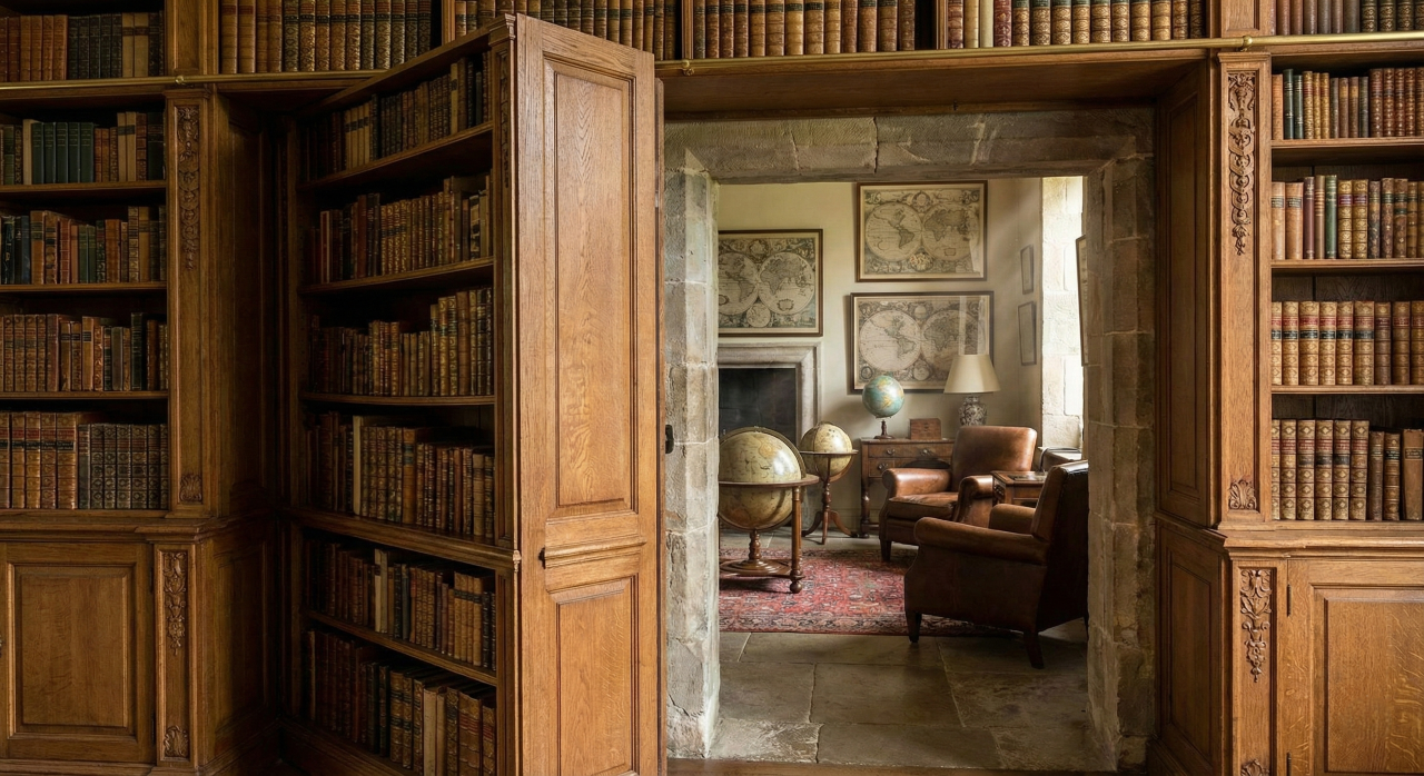 Casa moderna de verdade tem isso: portas ocultas, escadas mágicas e parede que some