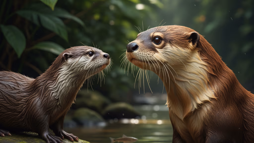 Qual a diferença entre lontra e ariranha e por que as ariranhas são exclusivas da América do Sul