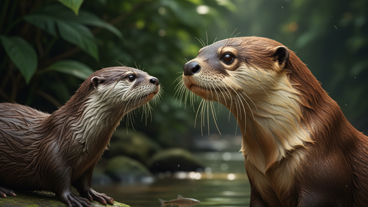 Qual a diferença entre lontra e ariranha e por que as ariranhas são exclusivas da América do Sul