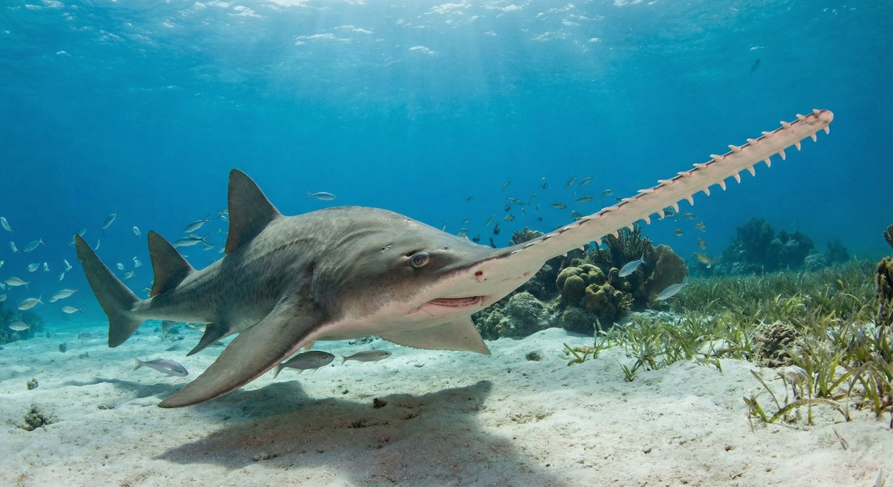 Animal raro visto menos de 10 vezes em uma década é resgatado em areia de praia