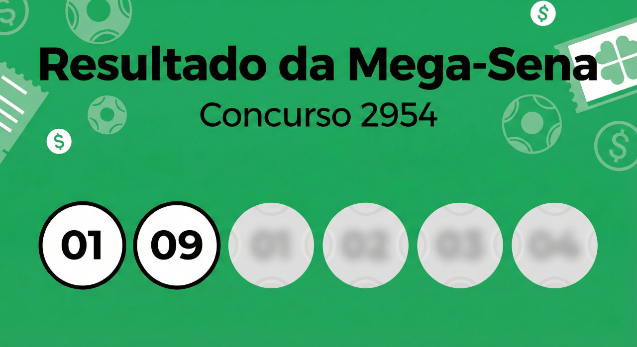 Mega-sena 2954: Sorteio neste sábado acumula e Mega da virada chega a R$ 1 bilhão