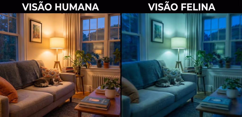 Como diferentes animais enxergam o mundo