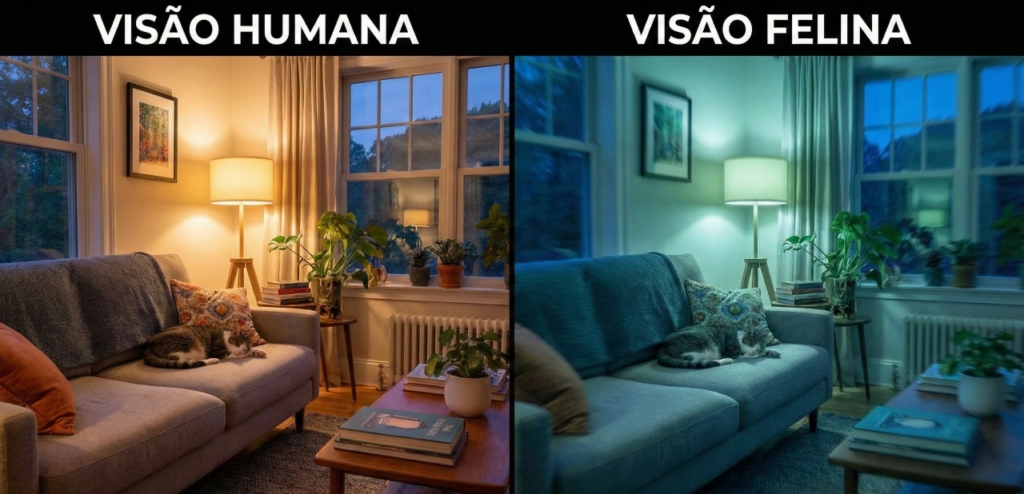 Como diferentes animais enxergam o mundo
