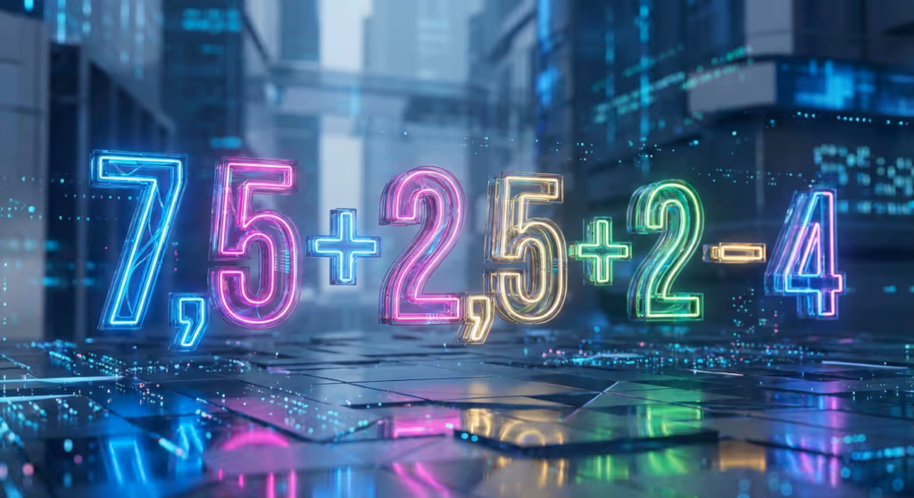 Você consegue resolver 7,5 + 2,5 + 2 – 4 em menos de 24 segundos?