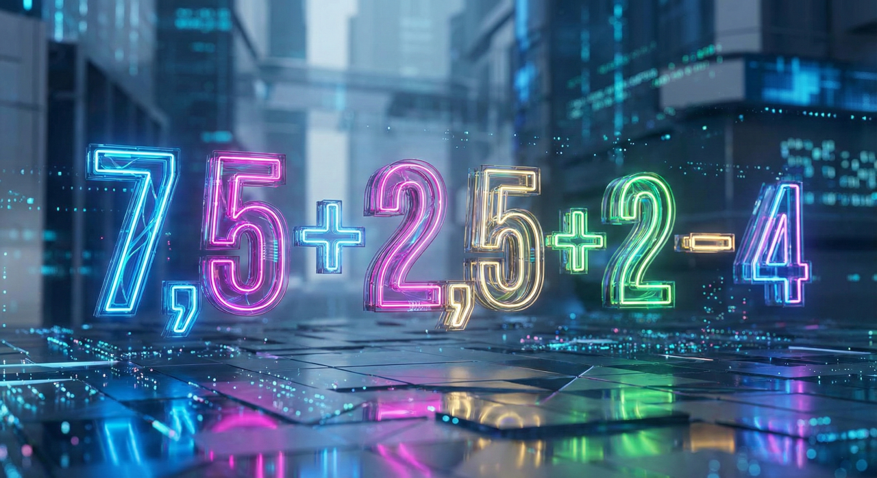 Você consegue resolver 7,5 + 2,5 + 2 – 4 em menos de 24 segundos?
