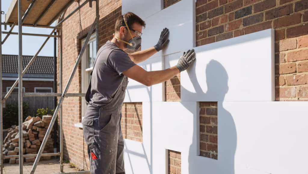Esse truque sem quebra-quebra com isopor na parede reduz o calor, frio e até mesmo o barulho