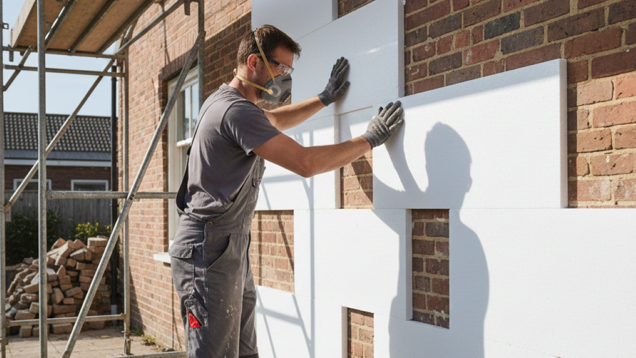 Reboco com isopor: truque barato que vira acabamento bonito e ainda economiza