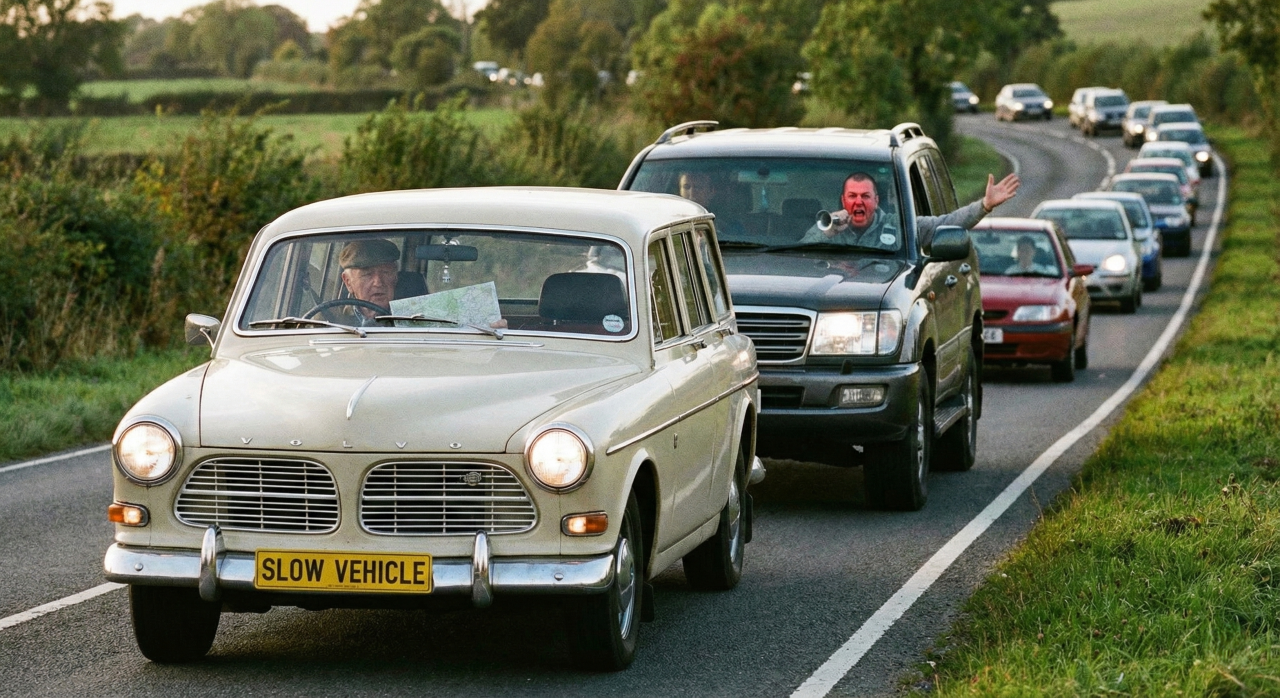 Existe multa por dirigir devagar demais? O que diz a lei