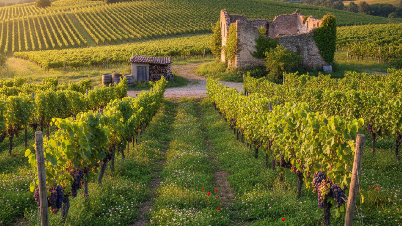 Um banco, 24 videiras e um sonho: a história real de um terreno que virou cenário de cinema