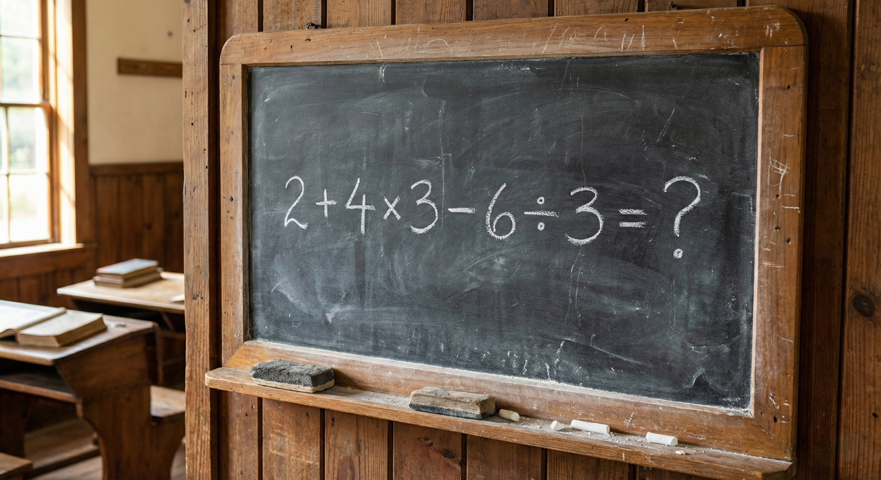 Quanto é 2 + 4 × 3 – 6 ÷ 3? A conta que muita gente erra e nem percebe