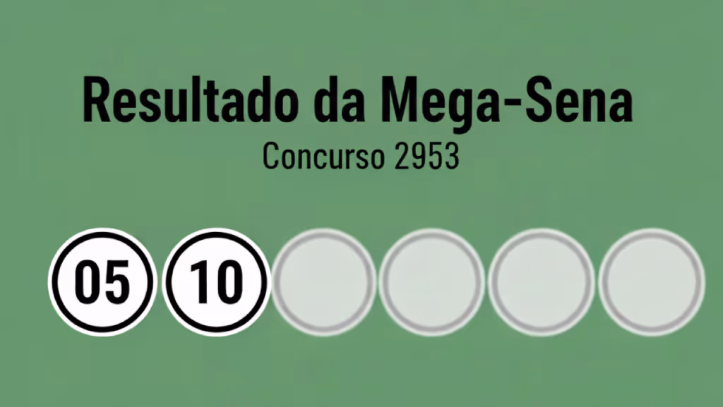 Com 0 ganhadores na Mega-Sena 2953, prêmio de R$ 62 milhões agita o próximo sábado