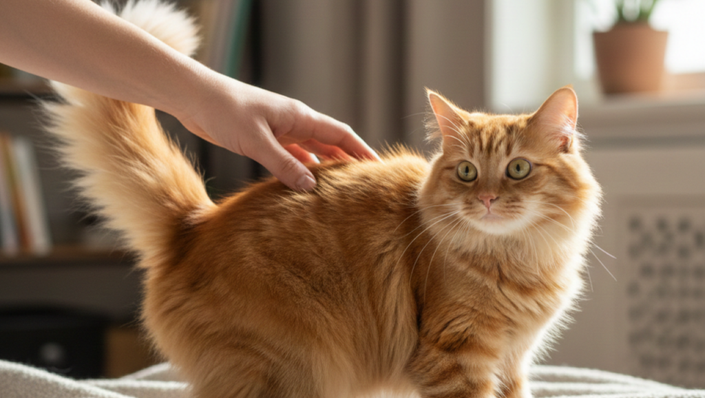 Porque alguns gatos gostam de ”tapas na bunda”