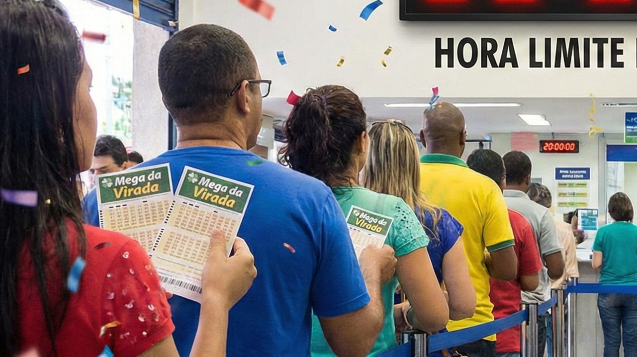 Até que horas dá para apostar na Mega da Virada 2025
