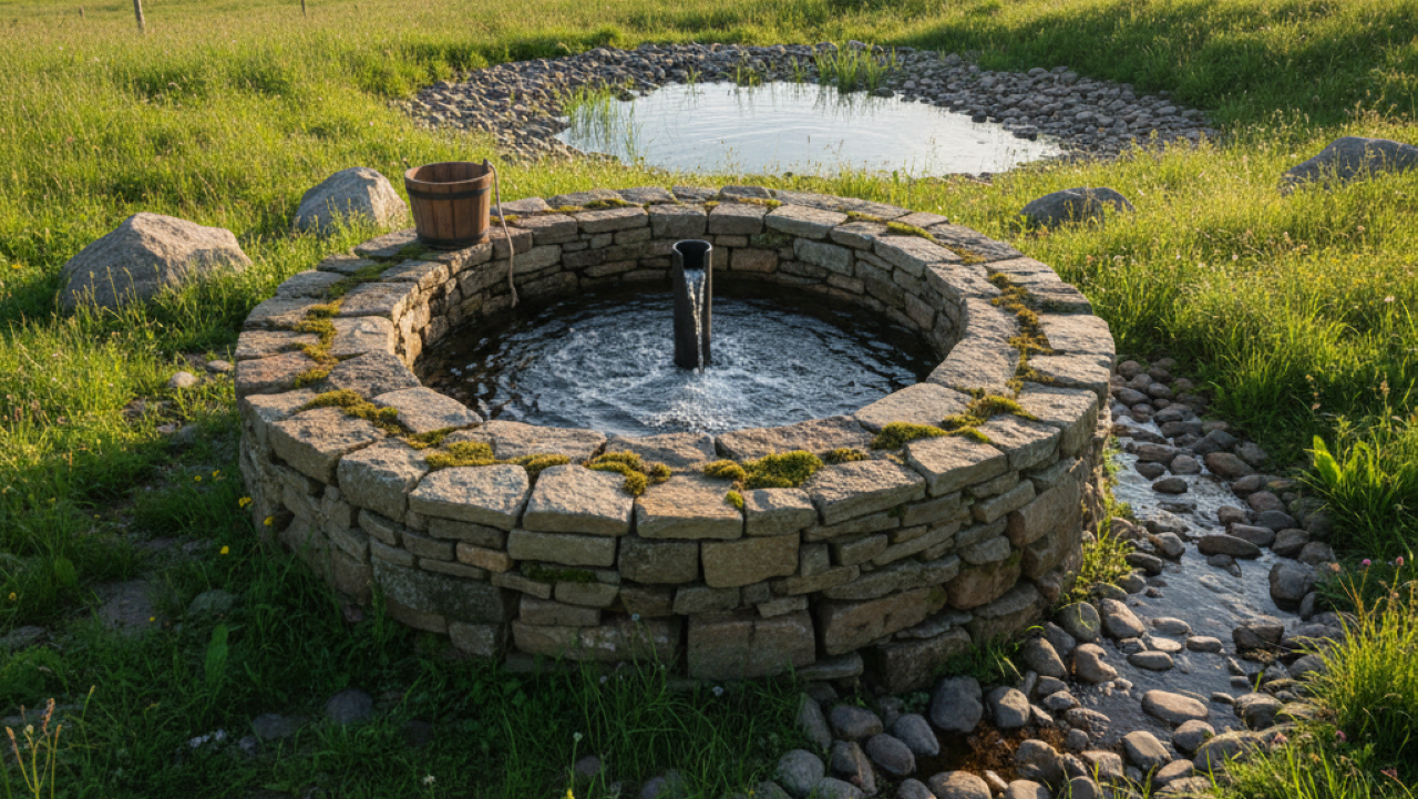 Perfuração de poço artesiano com mais de 18 mil litros por hora