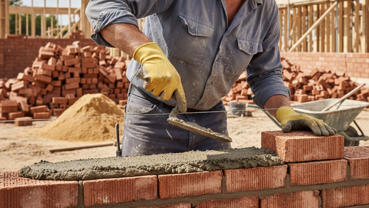 Como fazer uma parede de alvenaria rápido e fácil na sua construção