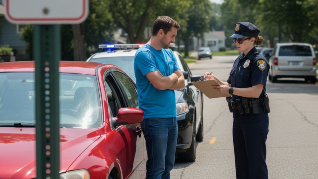 Como você pode receber uma multa de trânsito apenas andando na rua